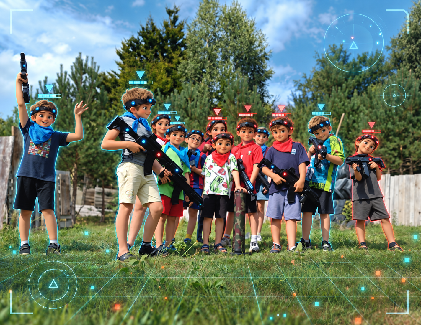 Paintball laserowy dla dzieci i młodzieży na Kaszubach